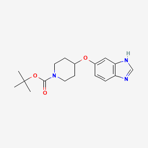 tert-Butyl 4-((1H-benzo[d]imidazol-6-yl)oxy)piperidine-1-carboxylate