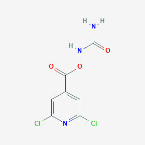 molecular formula C7H5Cl2N3O3 B3041406 N-[(2,6-dichloroisonicotinoyl)oxy]urea CAS No. 287922-67-2
