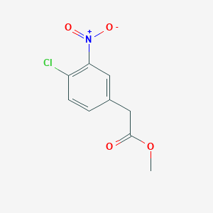 molecular formula C9H8ClNO4 B3041464 Methyl 2-(4-chloro-3-nitrophenyl)acetate CAS No. 300355-23-1