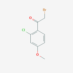 molecular formula C9H8BrClO2 B3041473 2-Bromo-1-(2-chloro-4-methoxyphenyl)ethanone CAS No. 30095-51-3