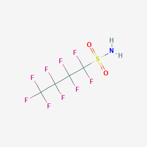 molecular formula C4F9SO2NH2<br>C4H2F9NO2S B3041490 Perfluorobutylsulphonamide CAS No. 30334-69-1