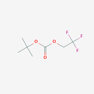 molecular formula C7H11F3O3 B3041500 Tert-butyl 2,2,2-trifluoroethyl carbonate CAS No. 305856-36-4