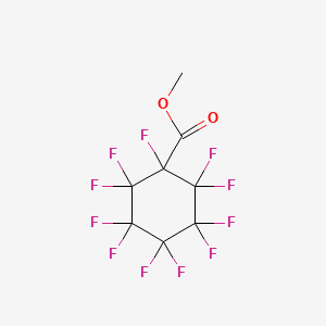 molecular formula C8H3F11O2 B3041507 Methyl undecafluorocyclohexanecarboxylate CAS No. 307-13-1