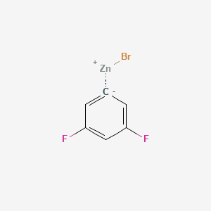 molecular formula C6H3BrF2Zn B3041509 3,5-Difluorophenylzinc bromide CAS No. 307531-85-7