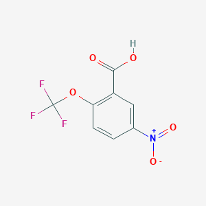 molecular formula C8H4F3NO5 B3041512 5-Nitro-2-(trifluoromethoxy)benzoic acid CAS No. 307989-55-5