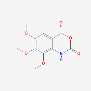 molecular formula C11H11NO6 B3041517 3,4,5-Trimethoxyisatoic anhydride CAS No. 30897-04-2