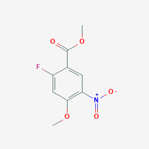 molecular formula C9H8FNO5 B3041533 Methyl 2-fluoro-4-methoxy-5-nitrobenzoate CAS No. 313533-91-4