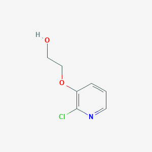 molecular formula C7H8ClNO2 B3041534 2-[(2-Chloropyridin-3-yl)oxy]ethanol CAS No. 313657-79-3