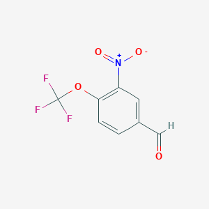 molecular formula C8H4F3NO4 B3041540 3-Nitro-4-(trifluoromethoxy)benzaldehyde CAS No. 315188-37-5