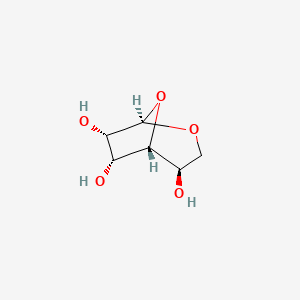 molecular formula C6H10O5 B3041555 1,6-Anhydro-beta-D-mannofuranose CAS No. 31880-33-8