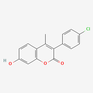 molecular formula C16H11ClO3 B3041557 3-(4-chlorophenyl)-7-hydroxy-4-methyl-2H-chromen-2-one CAS No. 31913-52-7