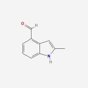 molecular formula C10H9NO B3041560 2-Methylindole-4-carboxaldehyde CAS No. 321922-05-8