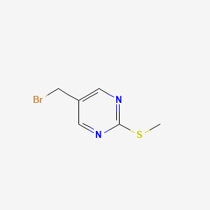molecular formula C6H7BrN2S B3041564 5-(Bromomethyl)-2-(methylthio)pyrimidine CAS No. 323591-23-7