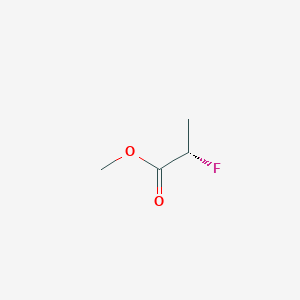 molecular formula C4H7FO2 B3041570 Methyl (S)-2-fluoropropionate CAS No. 325690-13-9