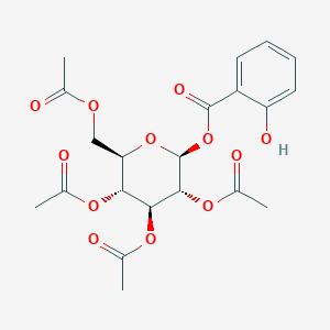 molecular formula C21H24O12 B3041578 2,3,4,6-Tetra-O-acetyl-b-D-glucopyranosyl salicylate CAS No. 32748-59-7