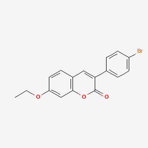 molecular formula C17H13BrO3 B3041647 3-(4-Bromophenyl)-7-ethoxychromen-2-one CAS No. 332104-51-5