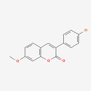 3-(4-Bromophenyl)-7-methoxychromen-2-one