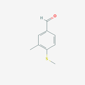 molecular formula C9H10OS B3041663 3-Methyl-4-(methylthio)benzaldehyde CAS No. 333743-61-6