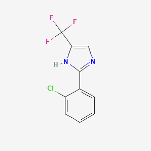 1H-Imidazole, 2-(2-chlorophenyl)-5-(trifluoromethyl)-