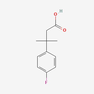 molecular formula C11H13FO2 B3041688 3-(4-Fluorophenyl)-3-methylbutanoic acid CAS No. 339-34-4