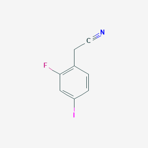 2-(2-Fluoro-4-iodophenyl)acetonitrile