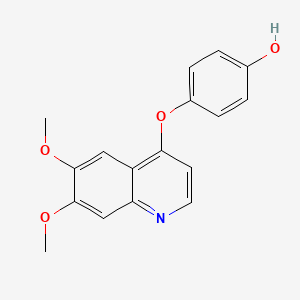 4-(6,7-Dimethoxyquinolin-4-yloxy)phenol