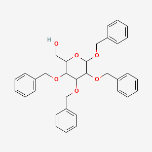 [3,4,5,6-Tetrakis(phenylmethoxy)oxan-2-yl]methanol