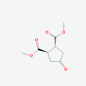 4-Oxo-cyclopentane-trans-1,2-dicarboxylic acid dimethyl ester