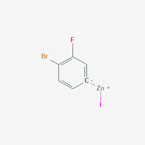 4-Bromo-3-fluorophenylzinc iodide