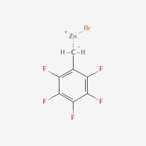molecular formula C7H2BrF5Zn B3041737 Pentafluorobenzylzinc bromide CAS No. 352534-75-9
