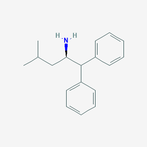 molecular formula C18H23N B3041739 (R)-(+)-2-Amino-4-methyl-1,1-diphenylpentane CAS No. 352535-73-0