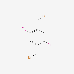 molecular formula C8H6Br2F2 B3041743 1,4-Bis(bromomethyl)-2,5-difluorobenzene CAS No. 35335-08-1