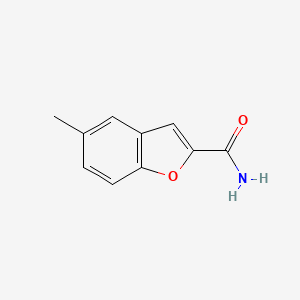 molecular formula C10H9NO2 B3041745 5-Methylbenzofuran-2-carboxamide CAS No. 35351-19-0