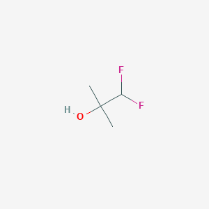molecular formula C4H8F2O B3041747 1,1-Difluoro-2-methylpropan-2-ol CAS No. 354-10-9