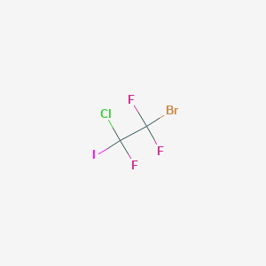 molecular formula C2BrClF3I B3041748 2-Bromo-1-iodo-1-chlorotrifluoroethane CAS No. 354-54-1