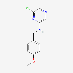 molecular formula C12H12ClN3O B3041757 N-(4-methoxybenzyl)-6-chloropyrazin-2-amine CAS No. 355836-31-6