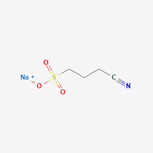 molecular formula C4H6NNaO3S B3041767 Sodium 3-Cyanopropane-1-sulfonate CAS No. 35880-67-2