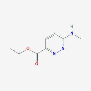 molecular formula C8H11N3O2 B3041786 Ethyl 6-(methylamino)pyridazine-3-carboxylate CAS No. 365413-16-7