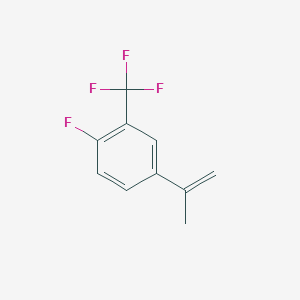 molecular formula C10H8F4 B3041790 1-Fluoro-4-isopropenyl-2-(trifluoromethyl)benzene CAS No. 367-68-0