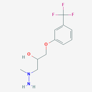 B3041795 1-(1-Methylhydrazino)-3-[3-(trifluoromethyl)phenoxy]propan-2-ol CAS No. 369360-81-6
