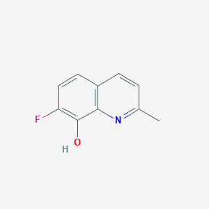 molecular formula C10H8FNO B3041798 7-Fluoro-8-hydroxy-2-methylquinoline CAS No. 37026-22-5