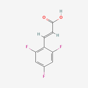 molecular formula C9H5F3O2 B3041821 (E)-3-(2,4,6-Trifluorophenyl)acrylic acid CAS No. 377084-08-7