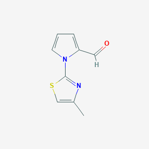 1-(4-methyl-1,3-thiazol-2-yl)-1H-pyrrole-2-carbaldehyde