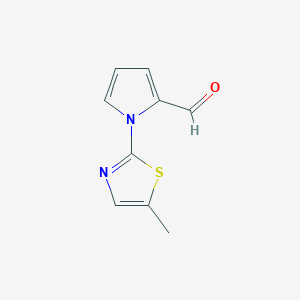 1-(5-methyl-1,3-thiazol-2-yl)-1H-pyrrole-2-carbaldehyde
