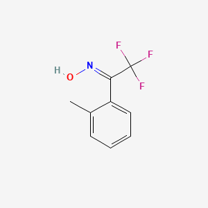 molecular formula C9H8F3NO B3041846 2,2,2-Trifluoro-1-o-tolylethanone oxime CAS No. 387-57-5
