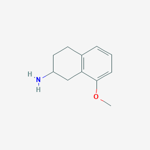 molecular formula C11H15NO B3041847 8-Methoxy-2-aminotetralin CAS No. 3880-77-1