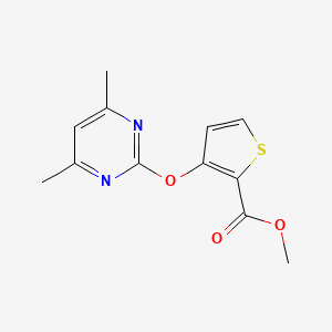 Methyl 3-[(4,6-dimethylpyrimidin-2-yl)oxy]thiophene-2-carboxylate
