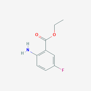 molecular formula C9H10FNO2 B3041854 Ethyl 2-amino-5-fluorobenzoate CAS No. 391-93-5