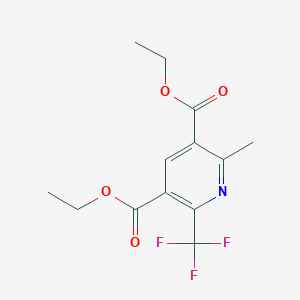 Diethyl 2-methyl-6-(trifluoromethyl)pyridine-3,5-dicarboxylate