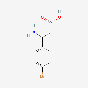 molecular formula C9H10BrNO2 B3041869 3-Amino-3-(4-bromophenyl)propanoic acid CAS No. 39773-47-2